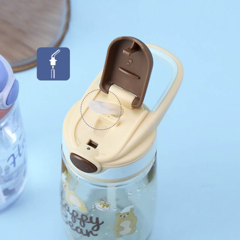 Bình nước trẻ em LocknLock Straw Kids Bottle 400ml 2 Màu - ABF655 image number null